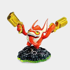 FIG: SPYROS ADV - TRIGGER HAPPY SKYLANDER (FIRST EDITION) (USED)